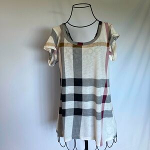 Burberry Brit plaid shirt women’s small